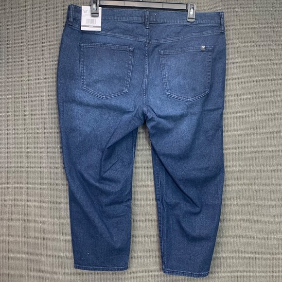 Jessica Simpson Aster Womens Size 18WS Dark Wash High Rise Slim Straight Jeans - Picture 2 of 10